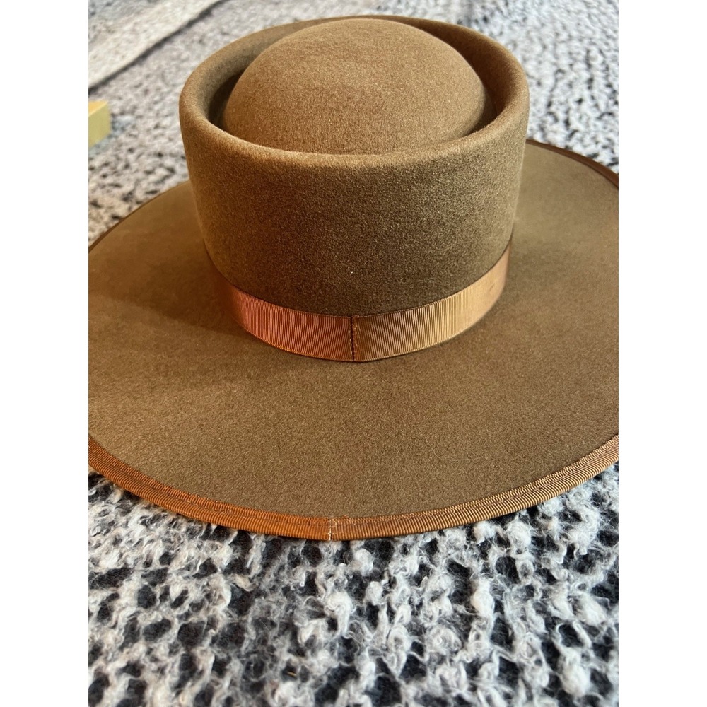 Women's Brown ZurTrue Wide Brim Hat Size M - Picture 5 of 7